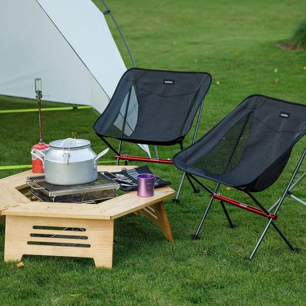 Naturehike YL05 Camping Chair, Ultralight Portable Camp Chair with Storage Bag, Compact Folding Beach Chair for Backpacking Hiking Fishing Picnic - Image 2